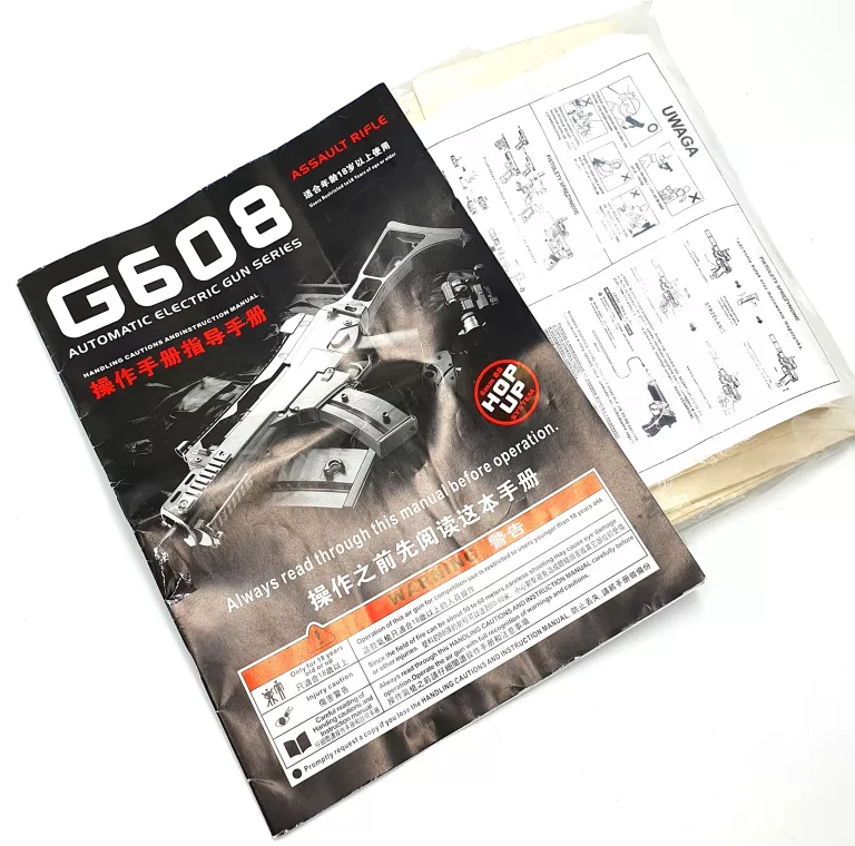 USZKODZONY KARABIN AEG ASG G608