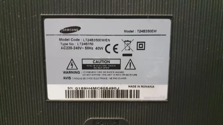 MONITOR I TELEWIZOR W JEDNYM SAMSUNG T24B350EW 24'CALI