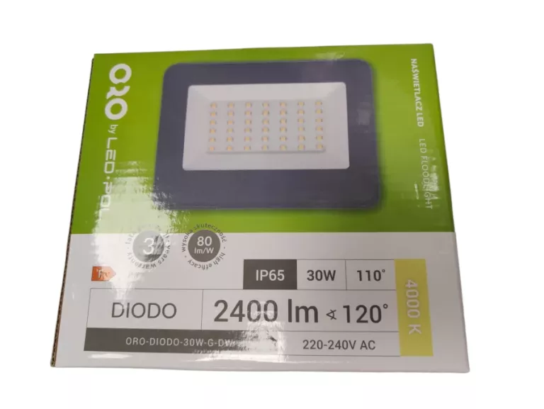 NAŚWIETLACZ LED ORO DIODO-3-W-G-DW