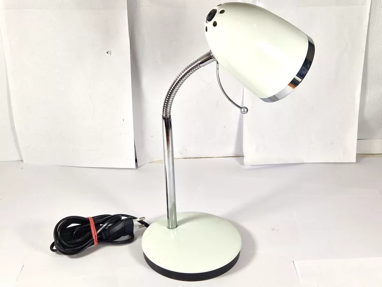 LAMPKA BIURKOWA GLAMOUR BIAŁY Z SERII KAJTEK