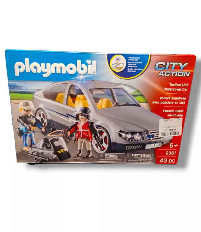 PLAYMOBIL CITY 9361 POLICJA NIEOZNAKOWANY POJAZD JEDNOSTKI SPECJALNEJ