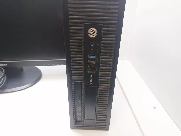 KOMPUTER STACJONARNY HP ELITEDESK 800 G1 + MONITOR