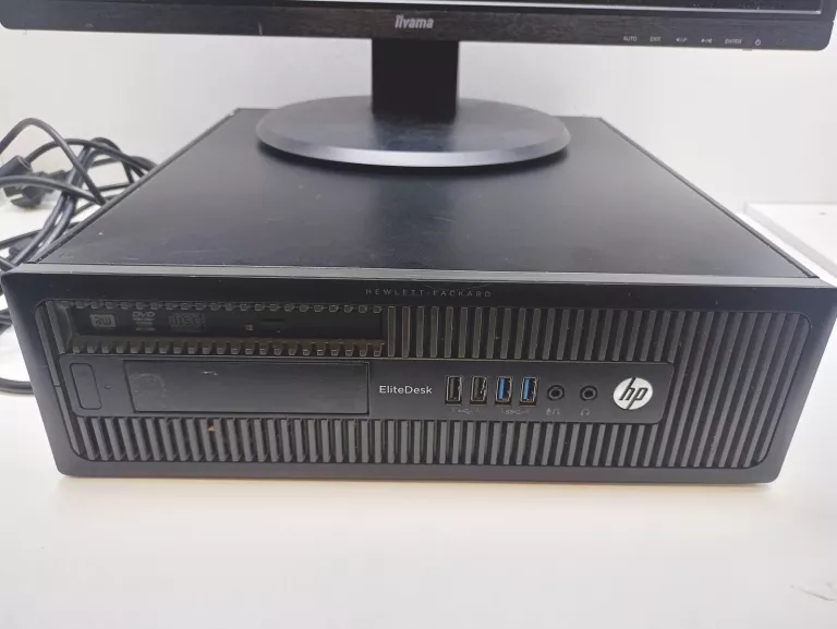 KOMPUTER STACJONARNY HP ELITEDESK 800 G1 + MONITOR