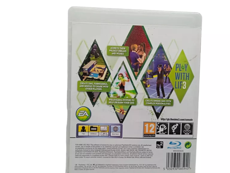 THE SIMS 3 SONY PLAYSTATION 3