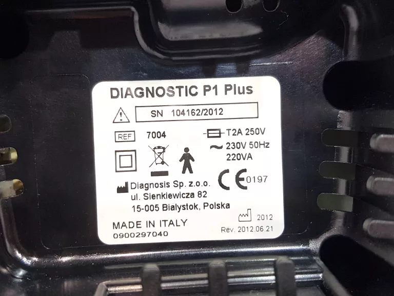 INHALATOR DIAGNOSTIC P1 PLUS