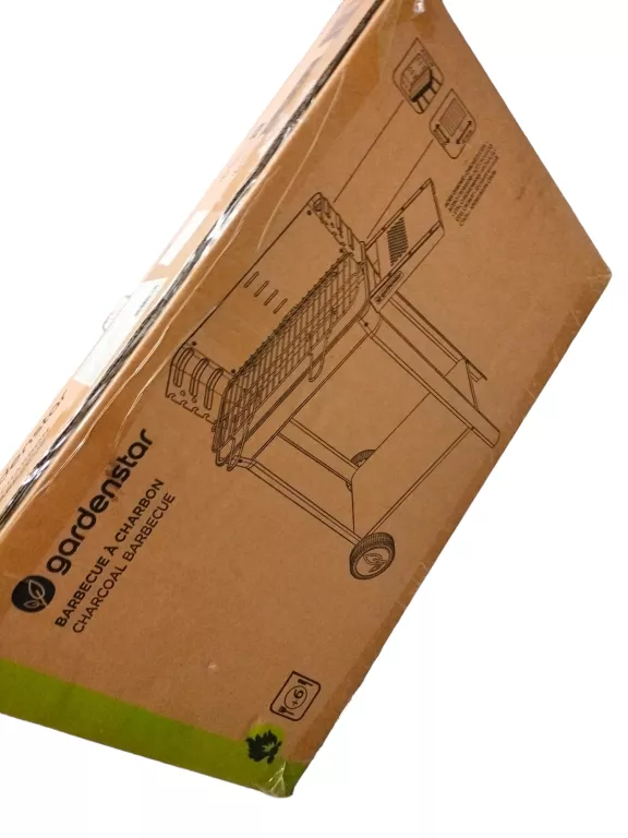 GARDENSTAR - GRILL WĘGLOWY PROSTOKĄTNY MANCHESTER 85,5 X41,5 CM