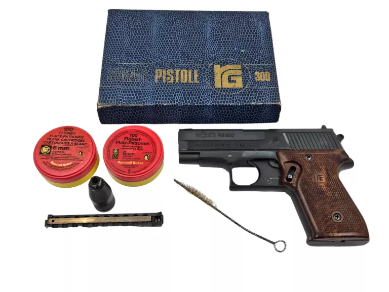 PISTOLET HUKOWY ROHM RG-300 ALARMOWY Z NASADKĄ DO RAC