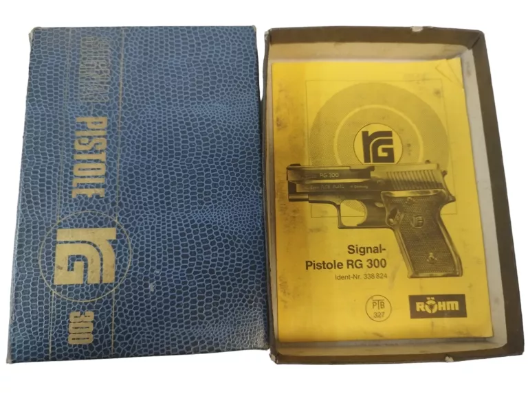 PISTOLET HUKOWY ROHM RG-300 ALARMOWY Z NASADKĄ DO RAC