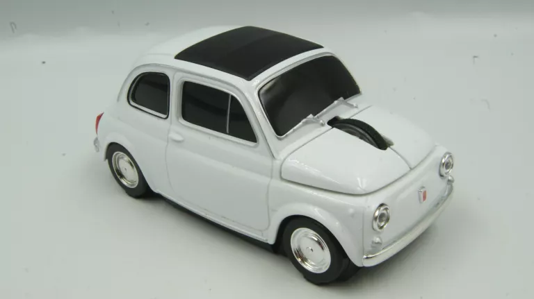 MYSZ KOMPUTEROWA AUTOMAUSE FIAT 500 BIAŁY