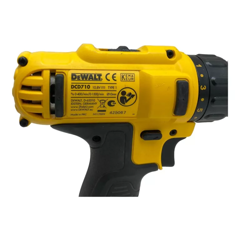 WKRĘTARKA DEWALT DCD710 / 2X AKUMULATOR 10.8V / ŁADOWARKA / WALIZKA