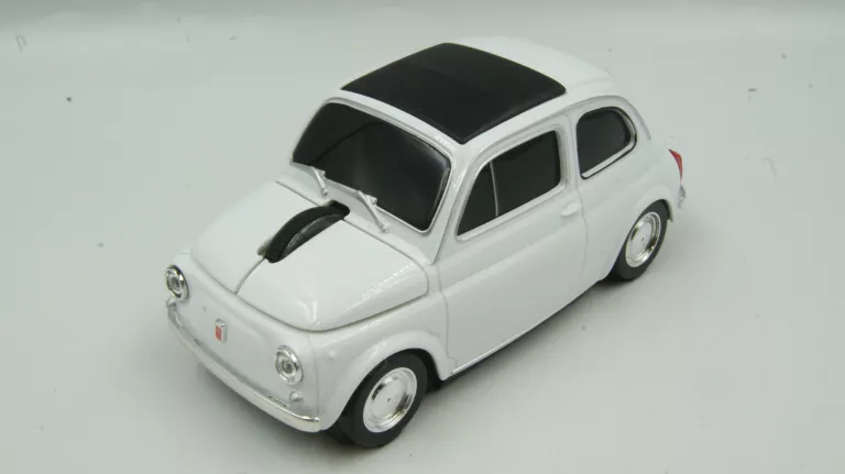 MYSZ KOMPUTEROWA AUTOMAUSE FIAT 500 BIAŁY