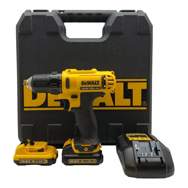 WKRĘTARKA DEWALT DCD710 / 2X AKUMULATOR 10.8V / ŁADOWARKA / WALIZKA