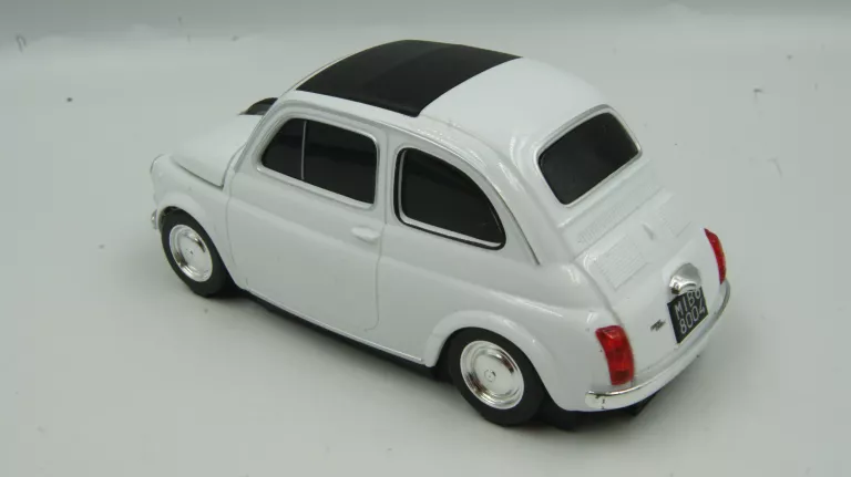 MYSZ KOMPUTEROWA AUTOMAUSE FIAT 500 BIAŁY