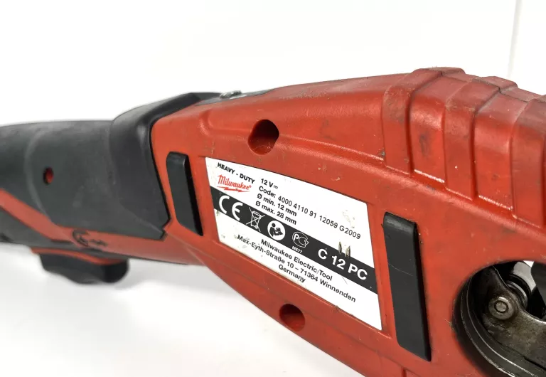 OBCINAK DO RUR MIEDZIANYCH MILWAUKEE C 12 PC