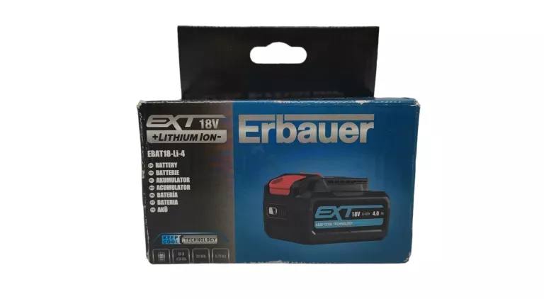 AKUMULATOR BATERIA ERBAUER 18V 4.0AH EBAT18-LI-4