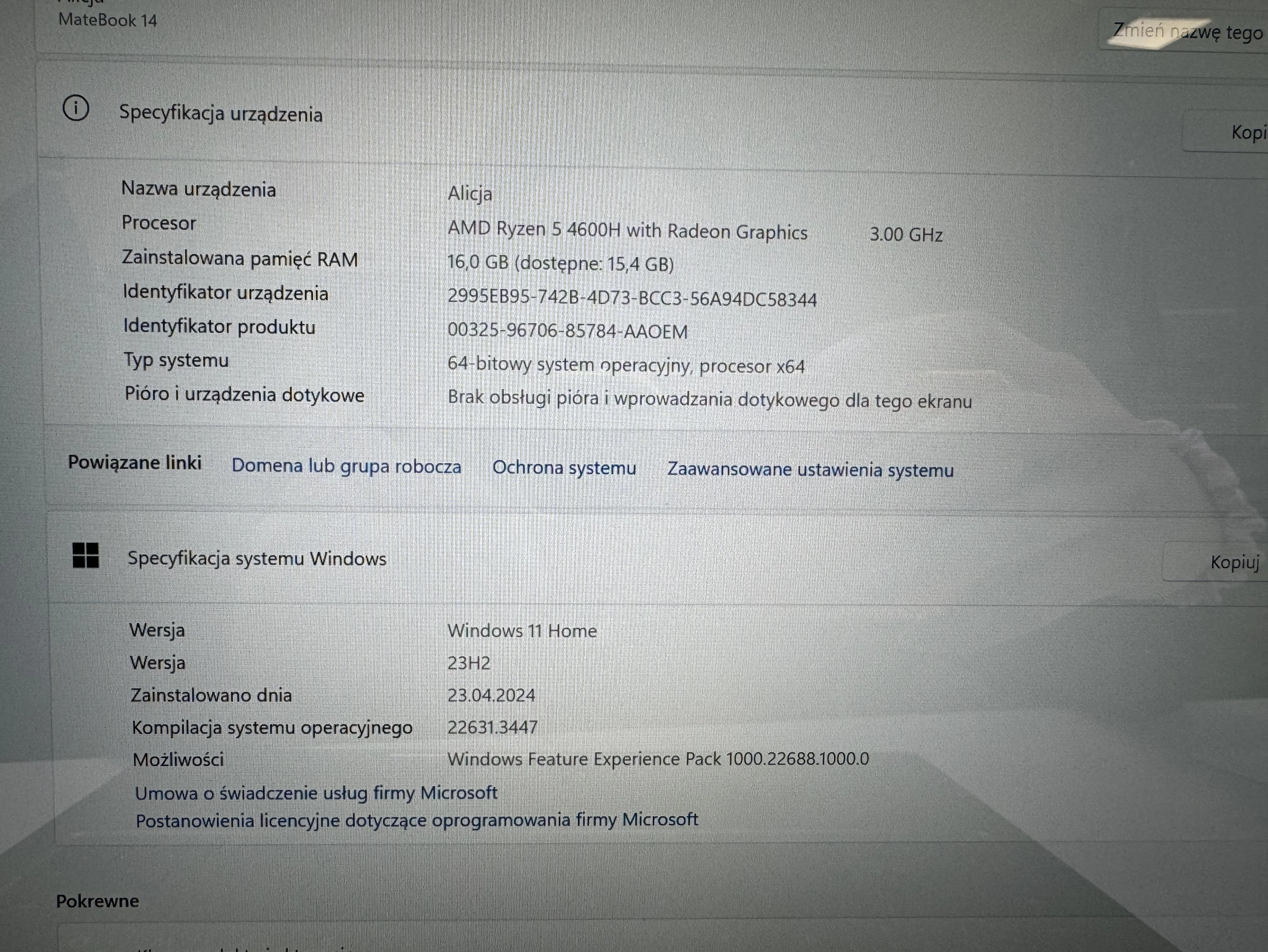 laptop-huawei-matebook-14-16512gb-ssd-amd-ryzen-5-typ-dysku-twardego-ssd