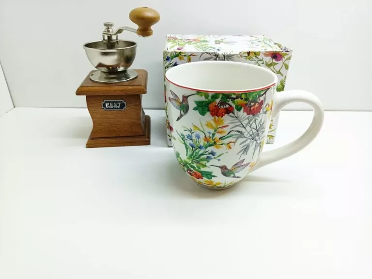 MŁYNEK ZEST FOR LIFE KUBEK DUO FLOWER PORCELANA