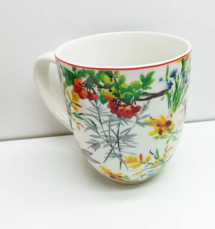 MŁYNEK ZEST FOR LIFE KUBEK DUO FLOWER PORCELANA