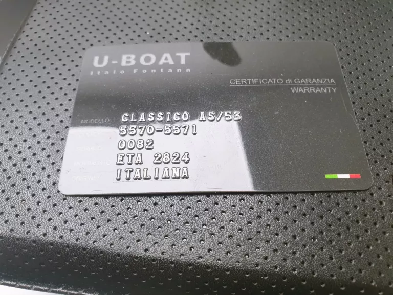 ZEGAREK MĘSKI U-BOAT CLASSICO AS/53 KOMPLET