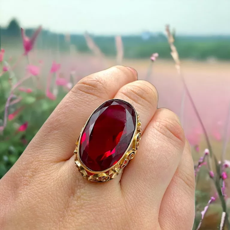 zloty-pierscionek-z-czerwonym-oczkiem-proby-585-stan-11323-2