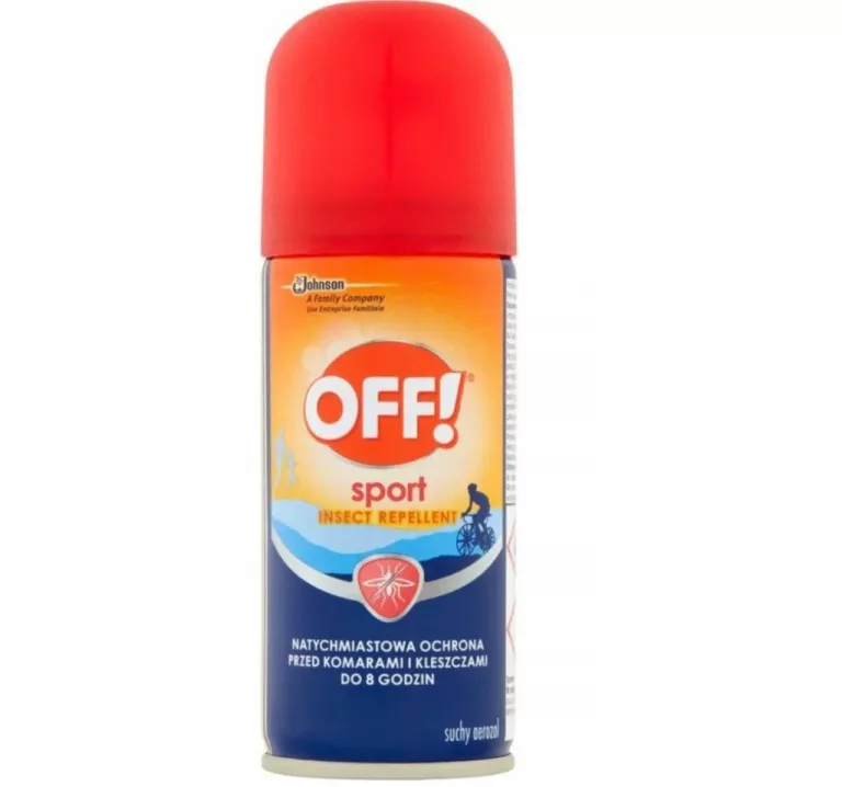 OFF SPORT NA KOMARY I KLESZCZE SPRAY PRZECIWKO KLESZCZOM KOMAROM 100 ML