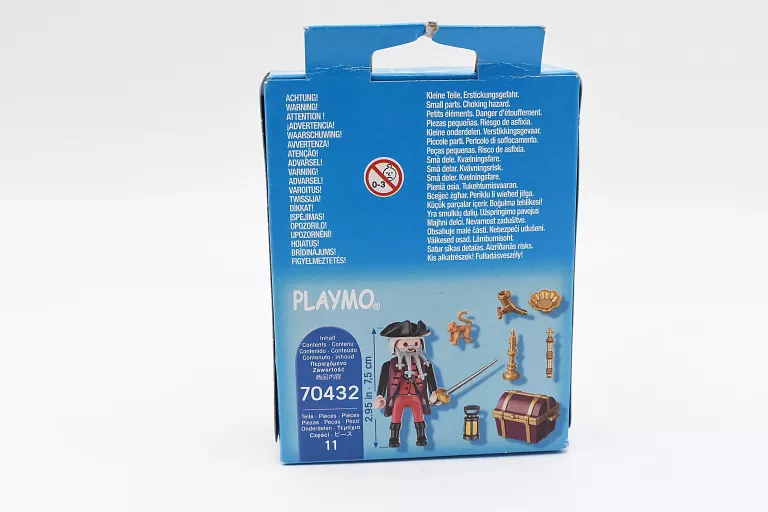 PLAYMOBIL PLAYMO 70432 PIRAT ZE SKRZYNIĄ SKARBOW