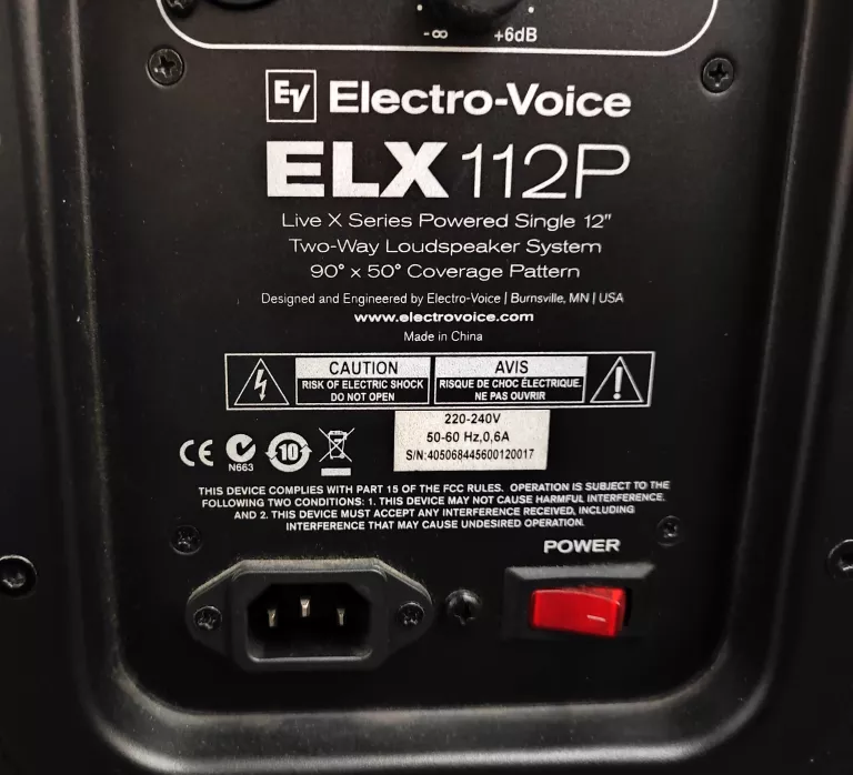 KOLUMNA ELECTRO VOICE ELX 112P