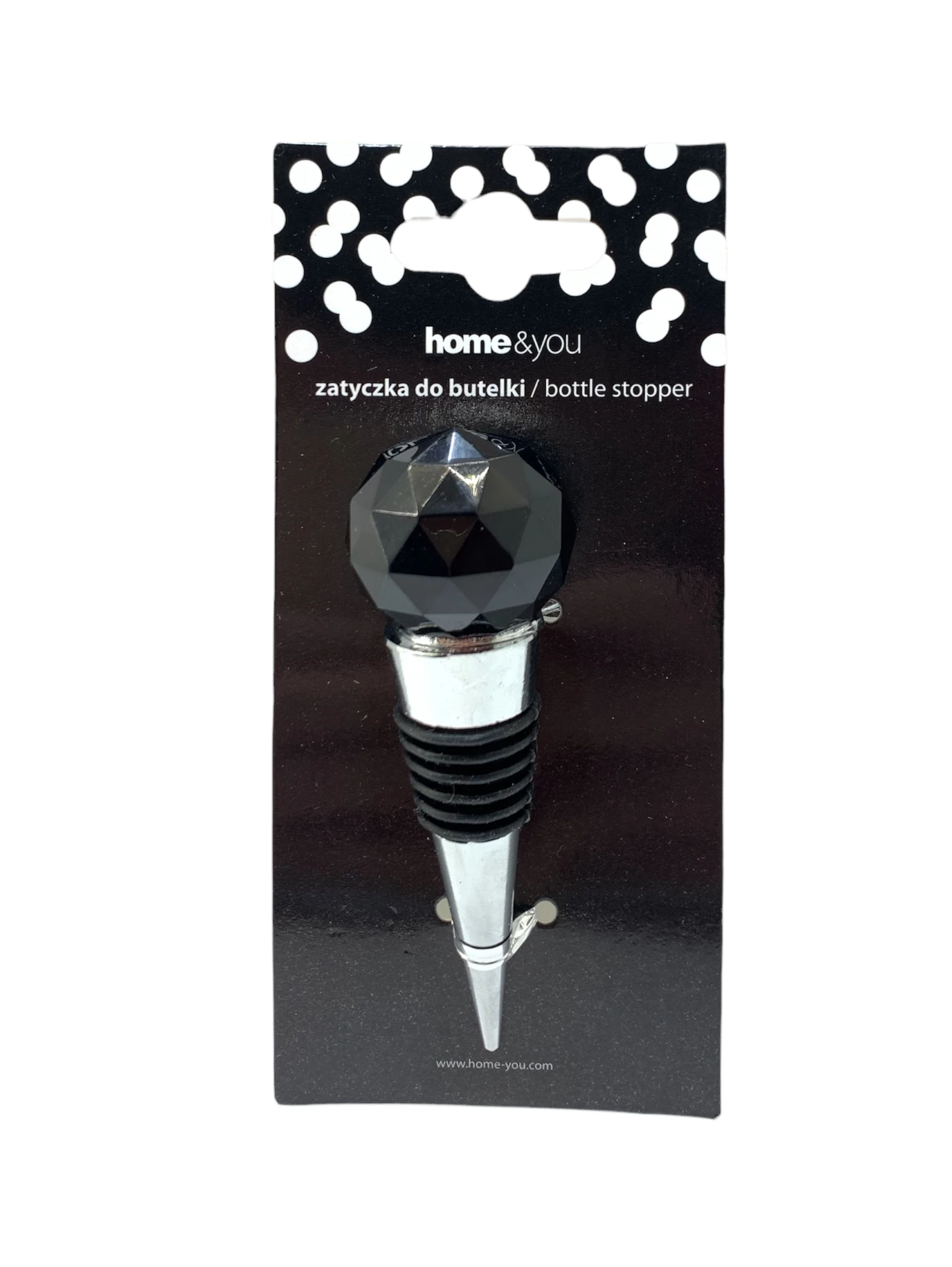 zatyczka-do-wina-home-and-you-srebrna-czarny-krysztal-jednosci-narodowej-1091b-sj-wroclaw
