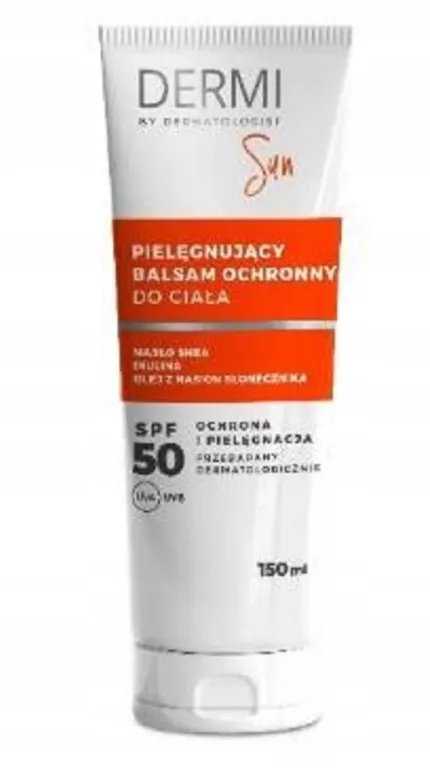 DERMI SUN PIELĘGNUJĄCY BALSAM OCHRONNY DO CIAŁA, 150 ML