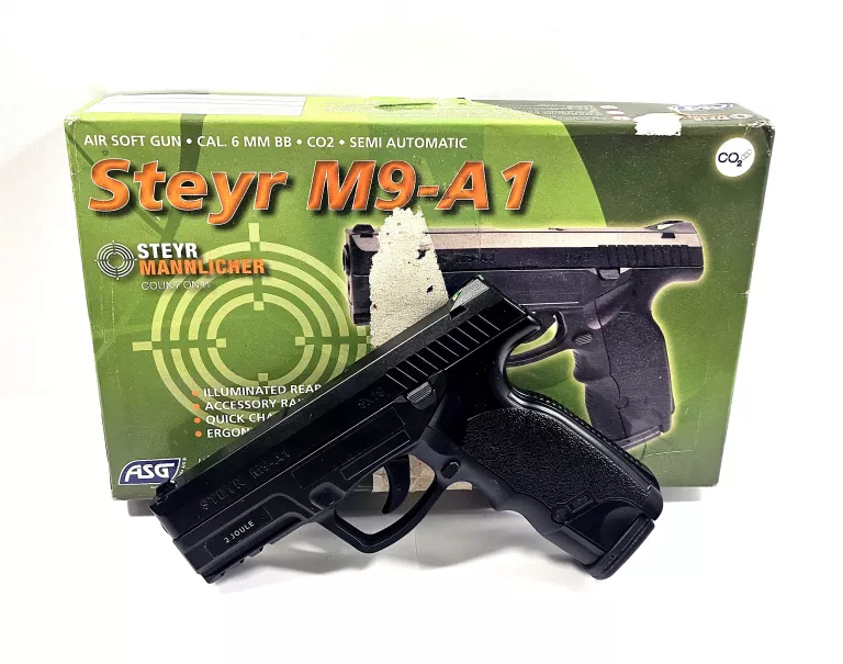 WIATRÓWKA PISTOLET ASG CO2 STEYR M9-A1