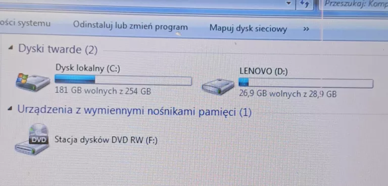 LAPTOP LENOVO B570E 320GB DYSK +ZASILACZ + MYSZ