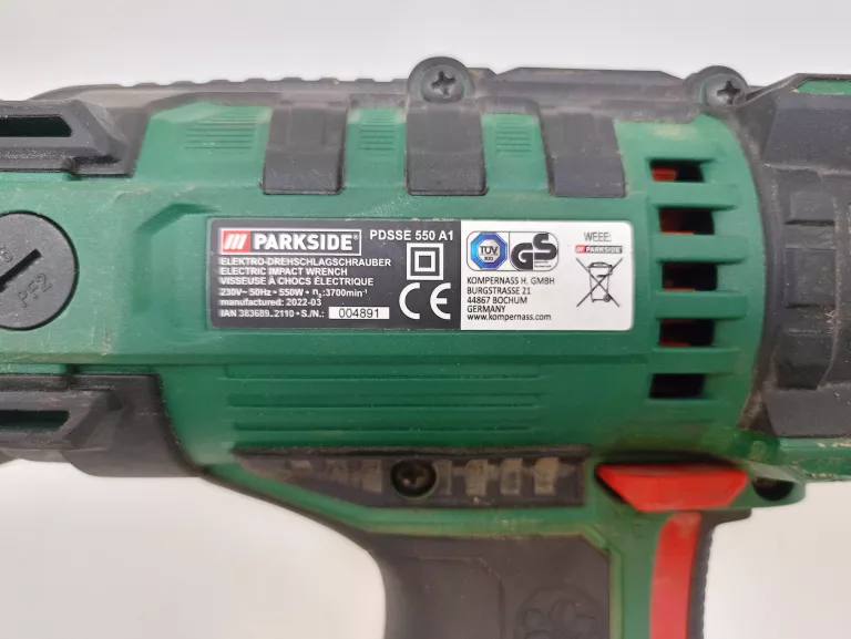 KLUCZ UDAROWY PARKSIDE PDSSE 550 A1