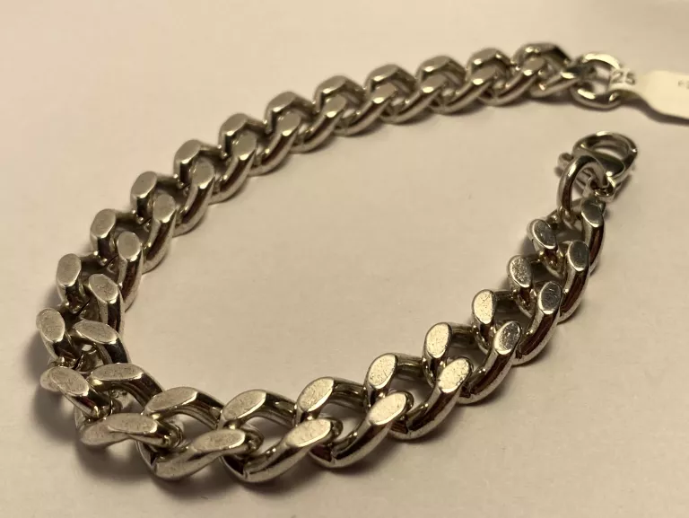 SREBRNA BRANSOLETKA 46,35/925/20CM