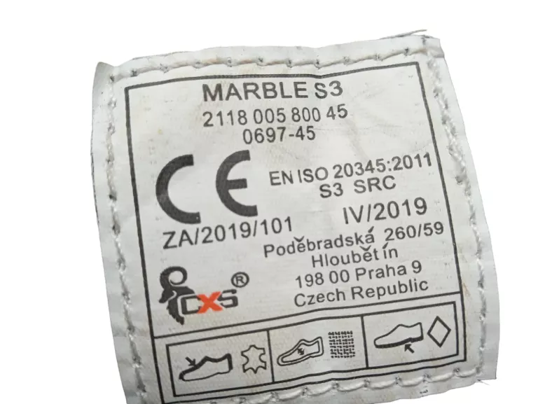 BUTY ROBOCZE CXS MARBLE S3 R:45