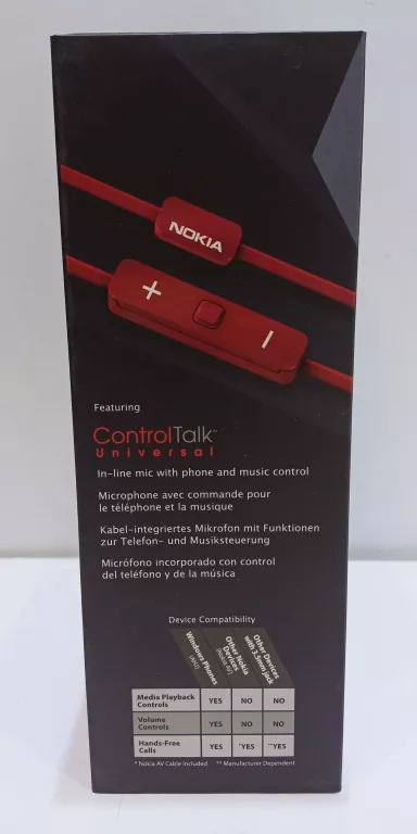 SŁUCHAWKI NOKIA MONSTER PURITY WH-930 RÓŻOWE