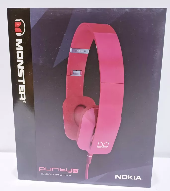 SŁUCHAWKI NOKIA MONSTER PURITY WH-930 RÓŻOWE
