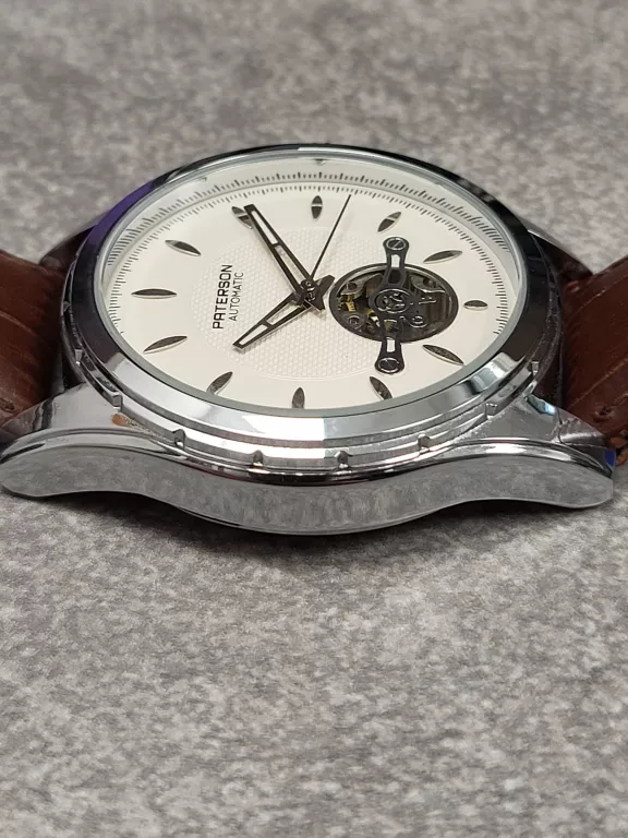 ZEGAREK AUTOMATYCZNY PATERSON 3668 AUTOMATIC SZAFIROWE SZKŁO