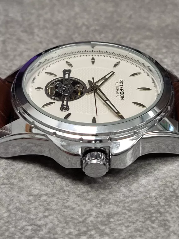 ZEGAREK AUTOMATYCZNY PATERSON 3668 AUTOMATIC SZAFIROWE SZKŁO