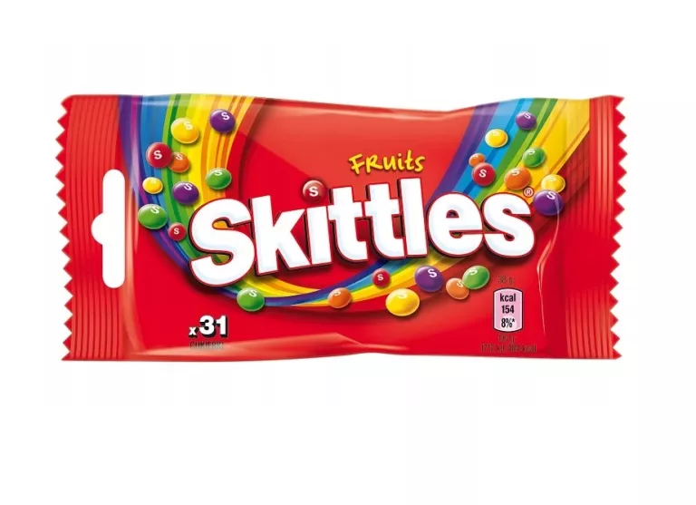 SKITTLES FRUITS CUKIERKI DO ŻUCIA 38 G