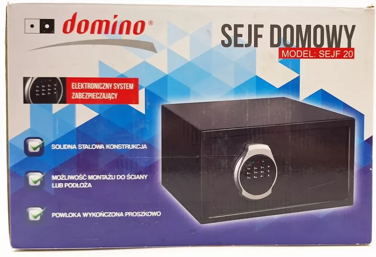 SEJF ELEKTRONICZNY MOCOWANY DOMINO SZYFROWY 2 KLU