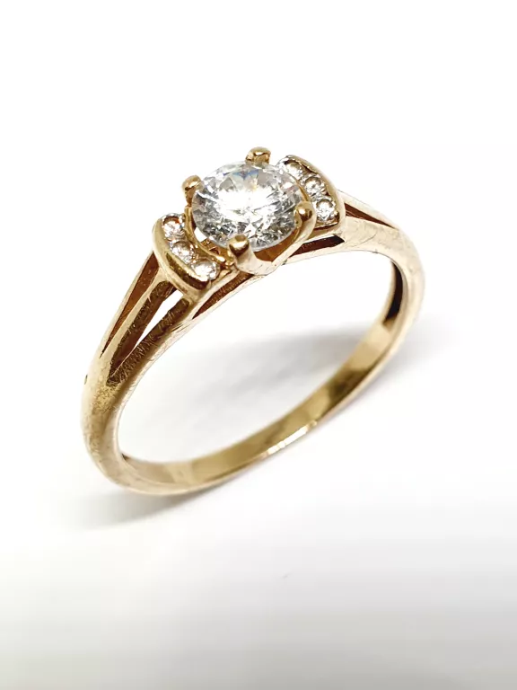 ZŁOTY PIERŚCIONEK 2,06G 585 R15 Pierścionki, obrączki