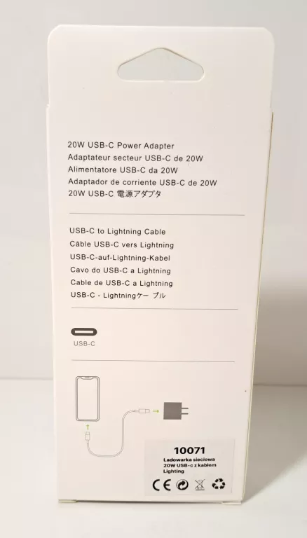 ŁADOWARKA USB-C TO LIGHTNING 20W