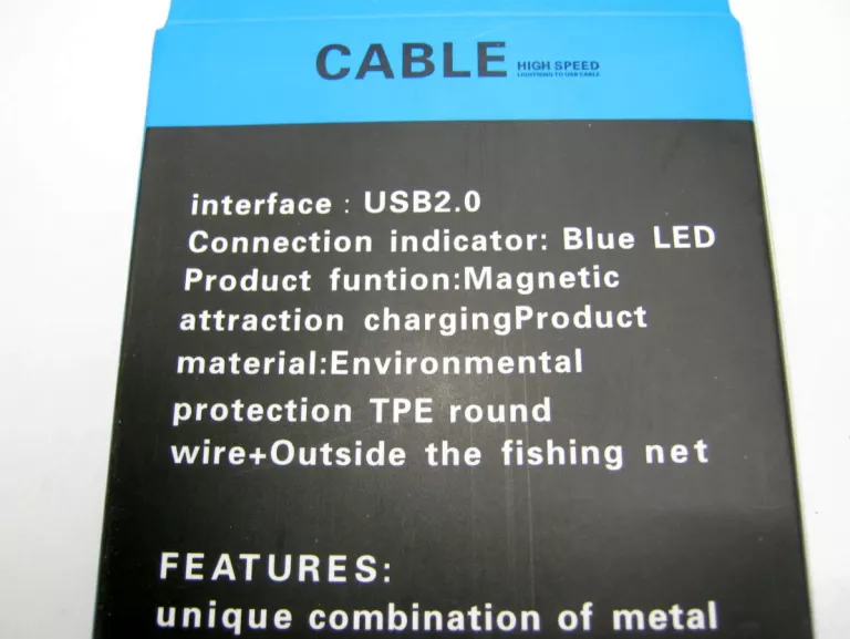 KABEL MAGNETYCZNY USB C/MICRO/APPLE WYMIENNE KOŃCÓWKI
