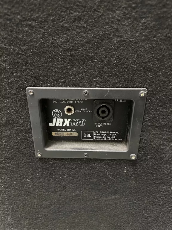 DWIE KOLUMNY JBL JRX 100