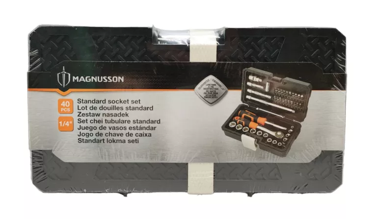 ZESTAW KLUCZY NASADOWYCH MAGNUSSON 1/4'' 40 SZT
