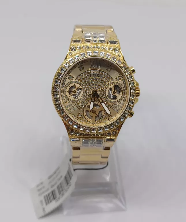 ZEGAREK DAMSKI GUESS GW0320L2 CYRKONIE ZŁOTY