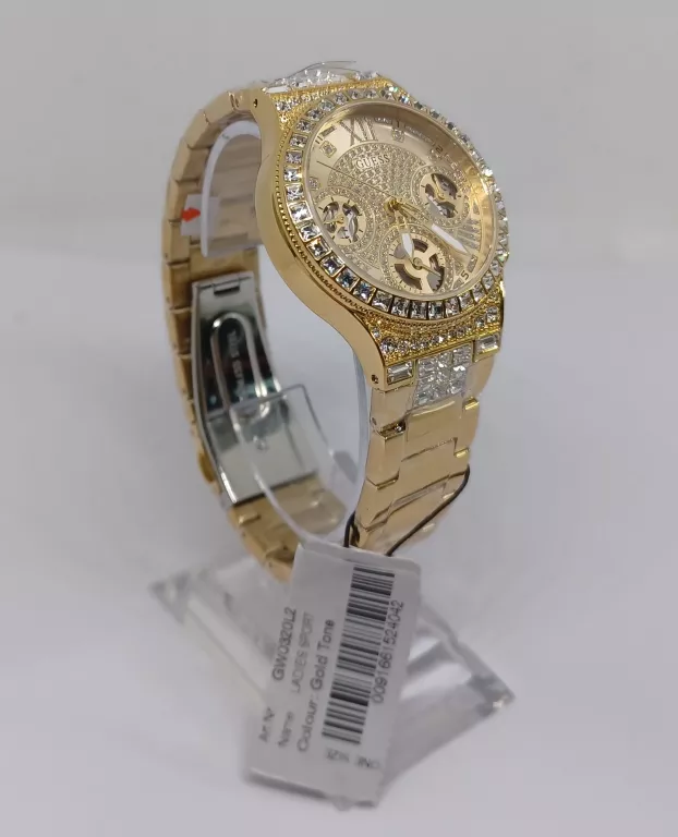 ZEGAREK DAMSKI GUESS GW0320L2 CYRKONIE ZŁOTY