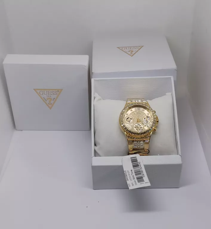 ZEGAREK DAMSKI GUESS GW0320L2 CYRKONIE ZŁOTY