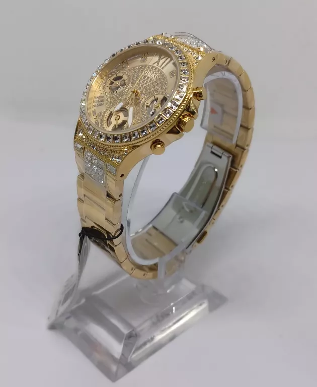 ZEGAREK DAMSKI GUESS GW0320L2 CYRKONIE ZŁOTY
