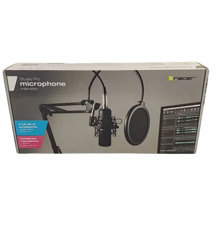 ZESTAW Z MIKROFONEM TRACER STUDIO PRO